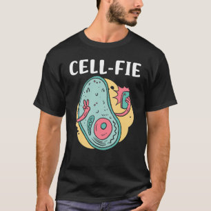 T-shirt Cellule de recherche Biologie Cellule Téléphone Wi