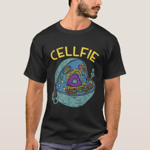 T-shirt Cellule Fie Funny Cellfie Selfie Science Biologie