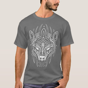 T-shirt Céltic Bear Head Viking ribal Nordic Warrior