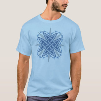 T-shirt celtique bleu de "armure"