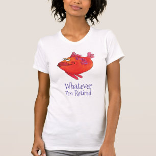 T-shirt Celui qui ait retiré l'art lunatique de poissons