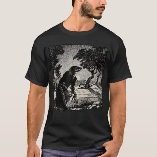 T-shirt Cemetery Halloween Monster Vintage Horror Movie We