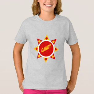 T-shirt cendre filles   CANDY