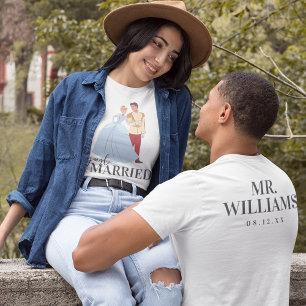 T-shirt Cendrillon 2 Côtés & Prince Charming Juste Marié