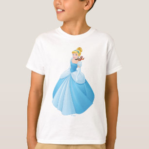 T-shirt Cendrillon avec Gus et Jaq