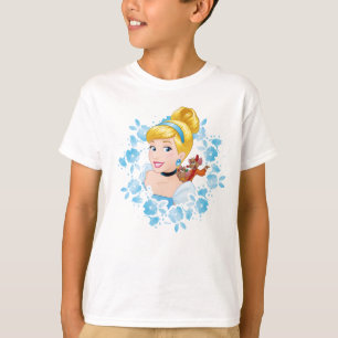 T-shirt Cendrillon   Fragment Fleur Et Morceaux