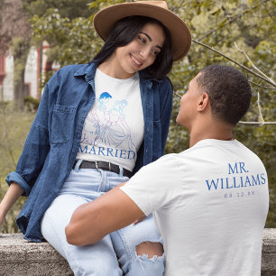 T-shirt Cendrillon Personnalisé & Prince Charming Marié