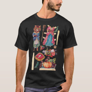T-shirt Cendrillon, Poupée en papier, Louis Wain