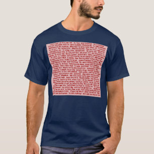 T-shirt Cent Façons De Dire Que Je T'Aime Rouge Sur Rose