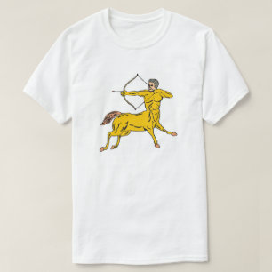 T-shirt Centaur Aims Bow Flèche Mythique Créature Figure