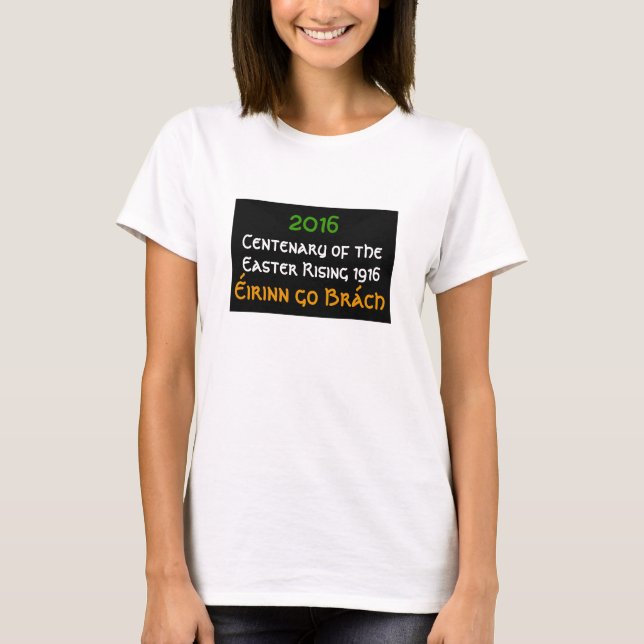 T-shirt Centenaire 1916 en hausse de Pâques 2016 (Devant)