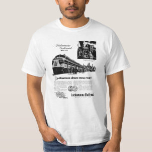 T-shirt Centennial 1951 de chemin de fer de Lackawanna