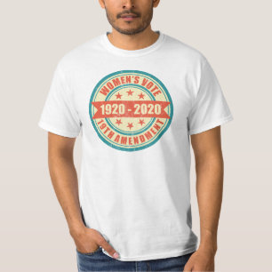 T-shirt Centennial du droit de vote des femmes