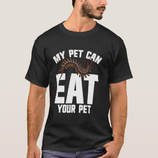 T-shirt Centipede géant cacher l'Entomologiste Arthropod C