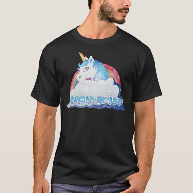 T-shirt Central Intelligence - Unicorn (Faded as worn in t (Devant)