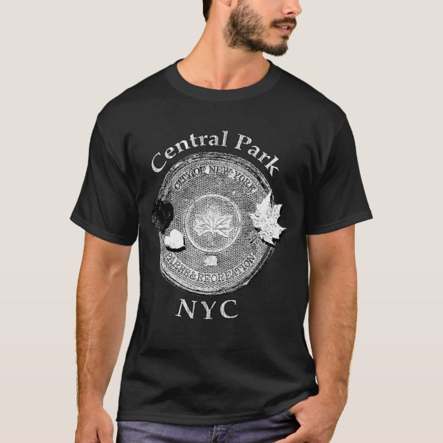 T-shirt Central Park New York City (Devant)