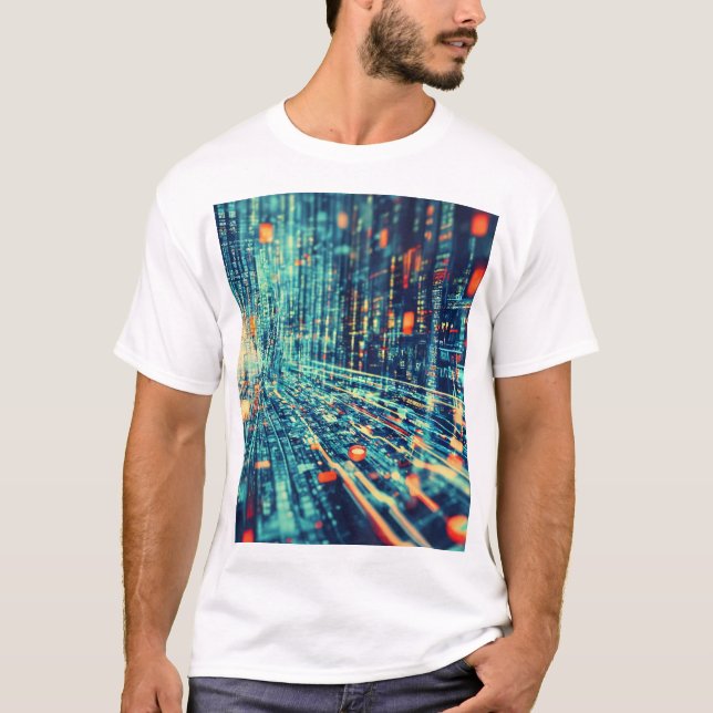 T-shirt Centre de données et monde numérique (Devant)