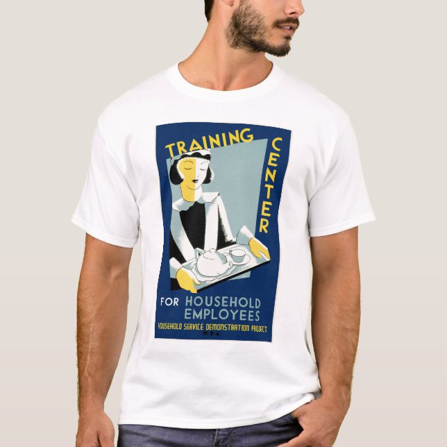 T-shirt Centre de formation pour les employés du ménage (Devant)
