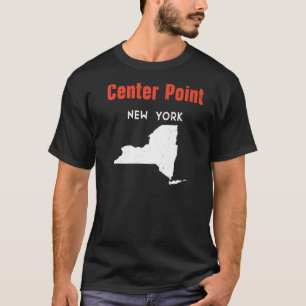 T-shirt Centre Point New York USA State America Travel New