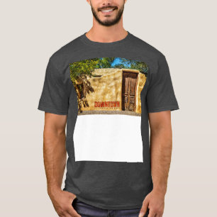 T-shirt Centre-ville Père Noël Fe Nouveau Mexique