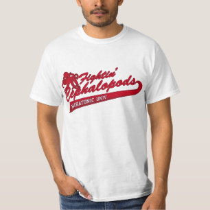 T-shirt Céphalopodes de Fightin d'université de Miskaton