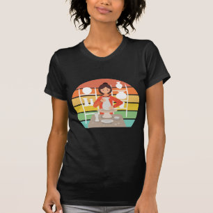 T-shirt Céramique Kiln, femme de la poterie rétro