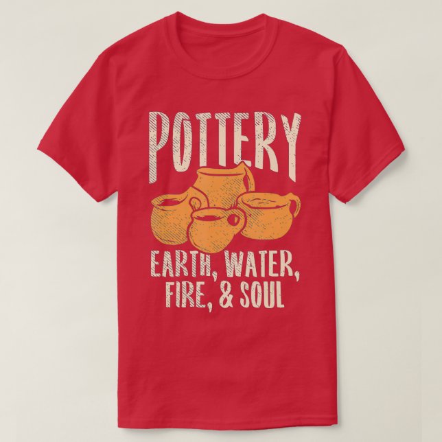 T-shirt Céramique, Poterie (Design devant)