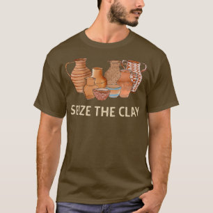 T-shirt Céramique Poterie Drôle Artiste Saisir Les Hommes