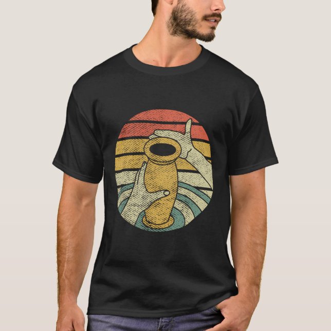 T-shirt Céramique Retro Kiln Poterie (Devant)