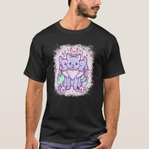 T-shirt Cerberus 3 Chien en tête Pastel Goth Mythologie gr