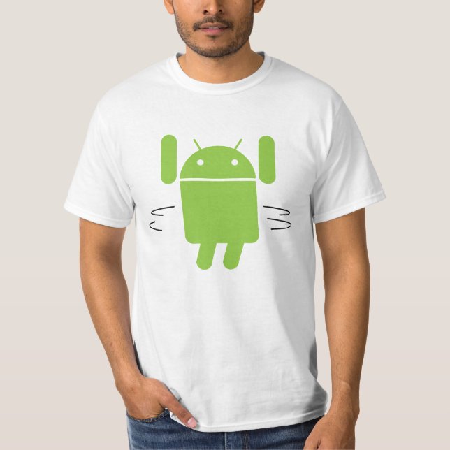 T-shirt Cerceau hula Android (Devant)