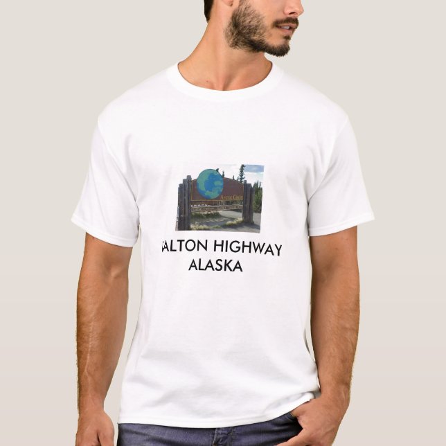 T-shirt cercle arctique, ROUTE ALASKA de DALTON (Devant)