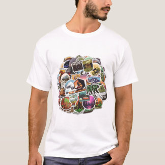 T-shirt Cercle de 50 Stickers Nature & Animal