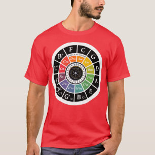 T-shirt Cercle de 5 pieux Pipe Art Chromatique Tuner CC