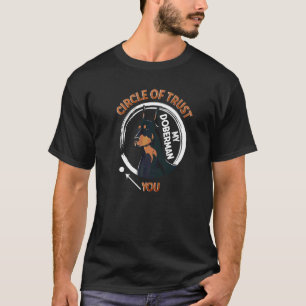 T-shirt Cercle De Confiance Mon Doberman Vous