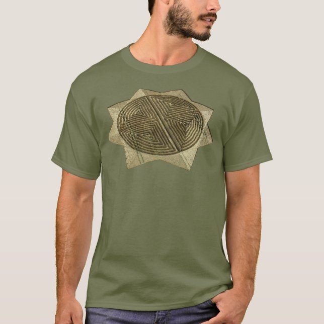 T-shirt Cercle de coupe - Étoile et Cercle (Devant)