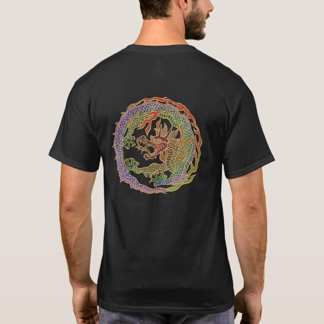 T-shirt Cercle de dragon éternel (Dos)