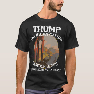 T-shirt Cercle de Trump connard Jésus Rasputine Staline Fa