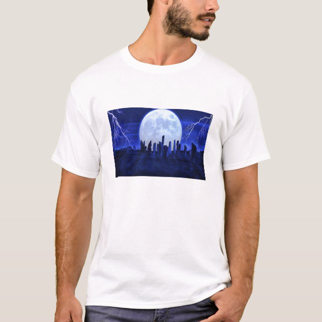 T-shirt cercle en pierre de foudre (Devant)