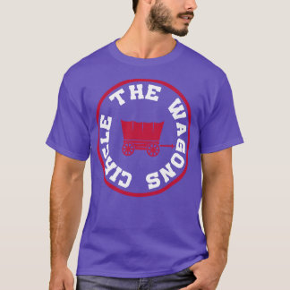 T-shirt Cercle Les Wagons Bleu