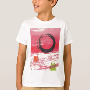 T-shirt Cercle magenta de zen