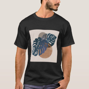 T-shirt Cercle Monstera feuille Tee