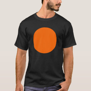 T-shirt Cercle simple - orange