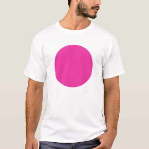 T-shirt Cercle simple - Rose profond