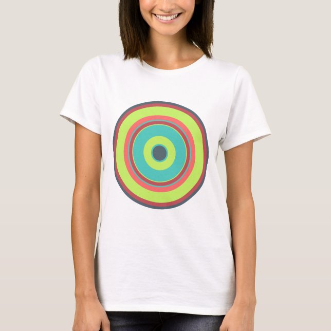 T-shirt Cercles colorés 04 (Devant)