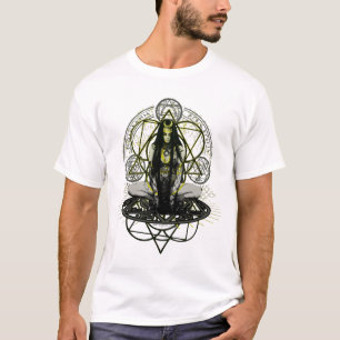 T-shirt Cercles de magie d'enchanteresse du peloton   de