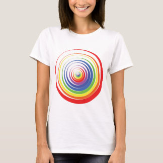 T-shirt Cercles optiques colorés