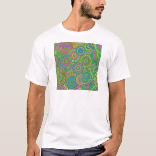 T-shirt cercles rétro