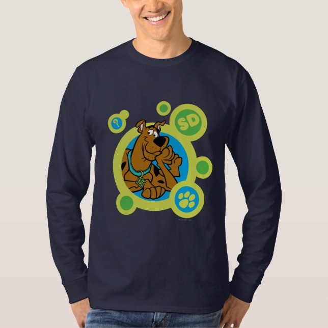 T-shirt Cercles Scooby-Doo SD Badge (Devant)