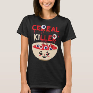T-shirt Céréale Killer Alimentation Pun Humour Costume drô